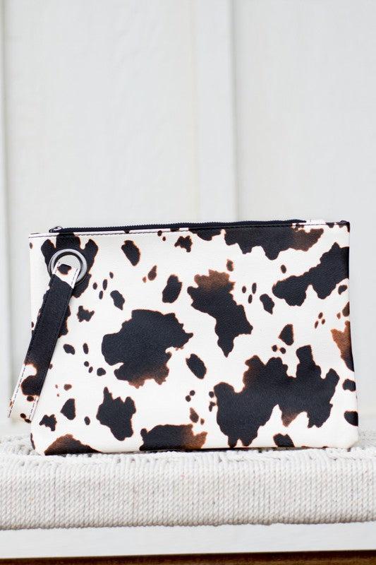 Cow Print Oversized Everyday Clutch Product Image