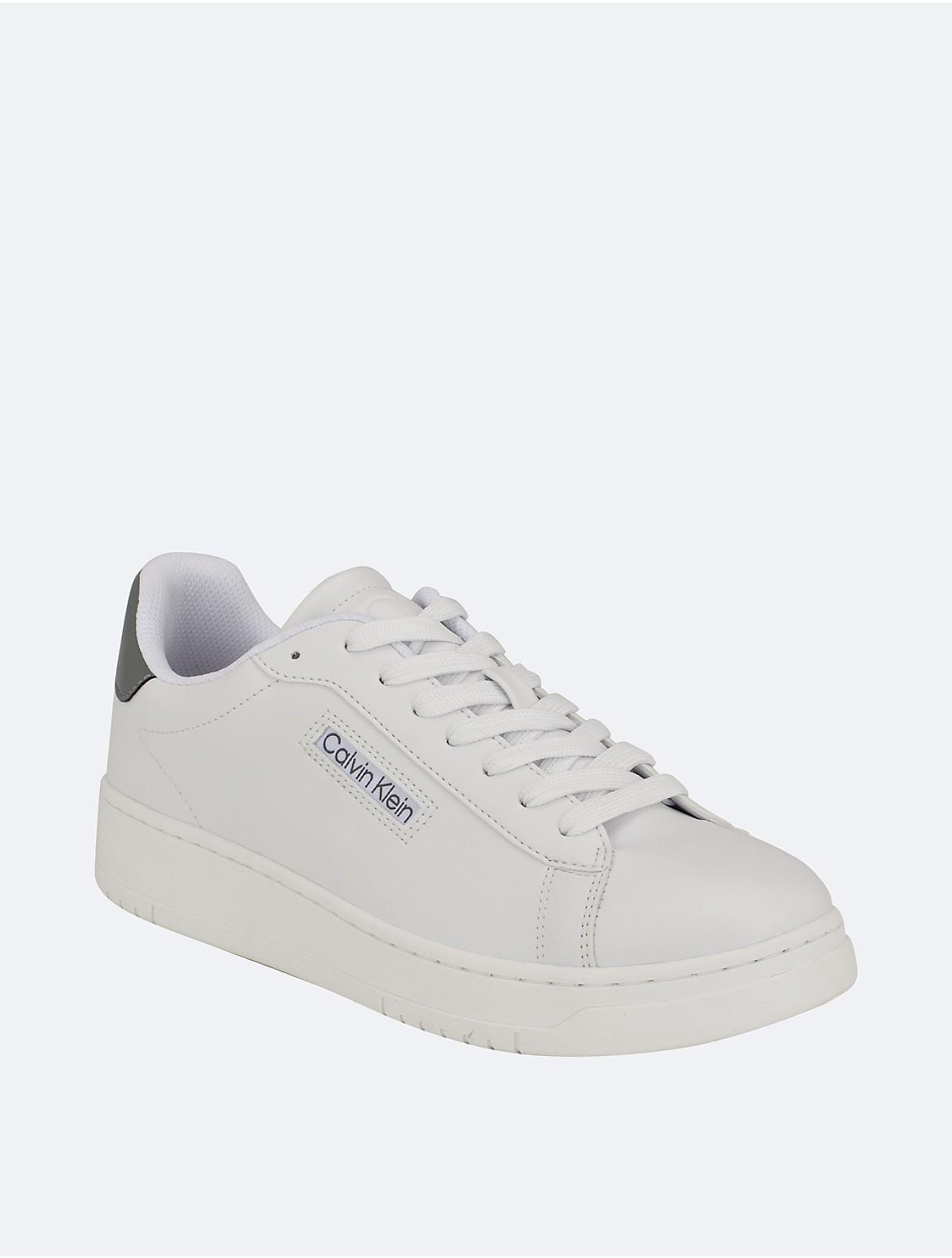 Calvin Klein Mens Mens Horaldo Low Top Sneaker - White - 10 Product Image