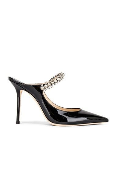 Bing Patent Jeweled Mules Product Image