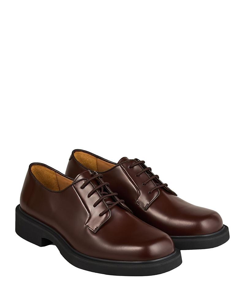 Sandro Mens Patent Leather Derby Shoes Product Image