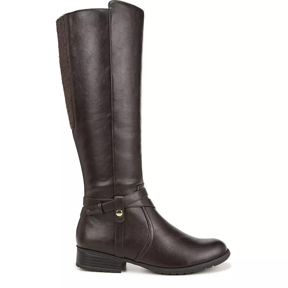 LifeStride Xtrovert Women's Riding Boots in Regular and Wide Calf, Size: 9 Wc, Dark Product Image