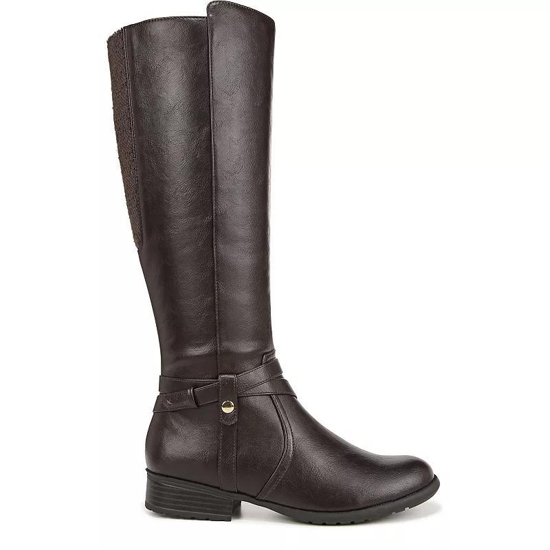 LifeStride Xtrovert Women's Riding Boots in Regular and Wide Calf, Size: 9 Wc, Dark Product Image
