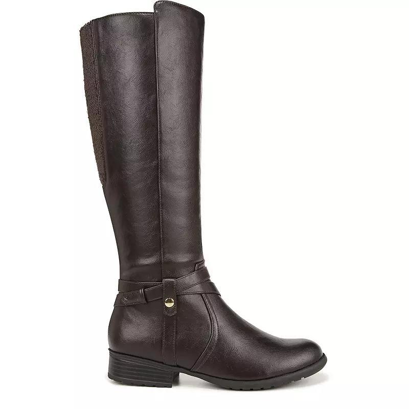LifeStride Xtrovert Women's Riding Boots in Regular and Wide Calf, Size: 9 Wc, Dark Product Image