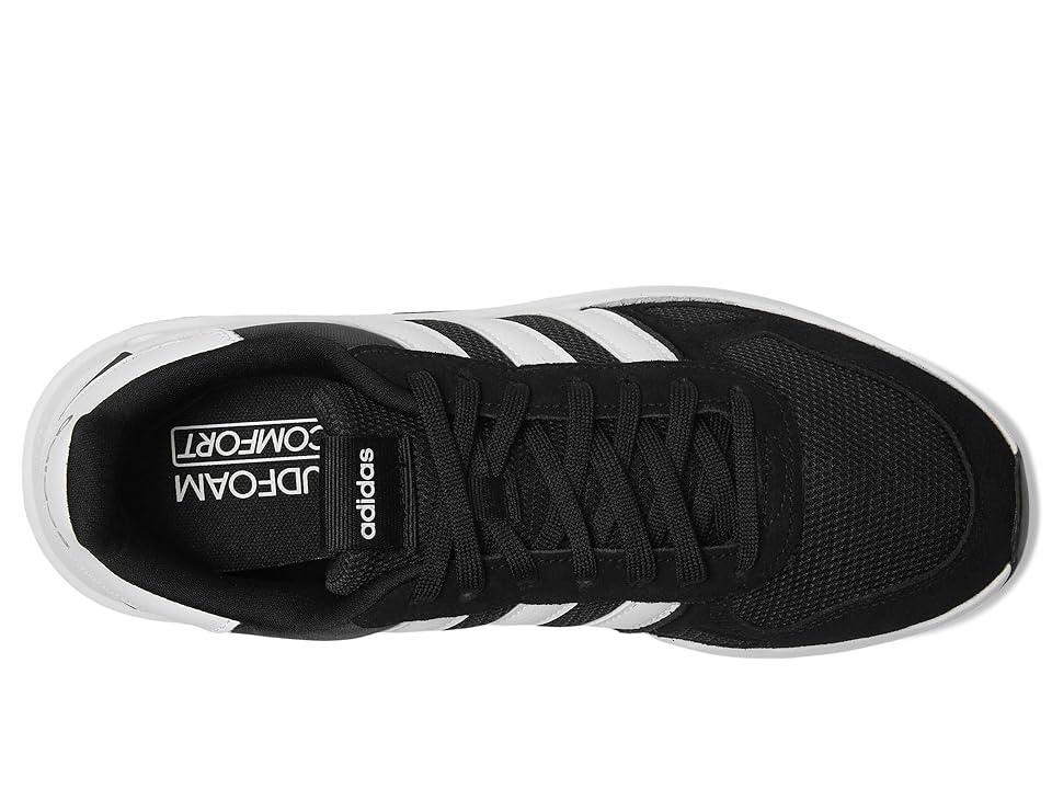 adidas Run 84 Mens Running Shoes Black White Black Product Image