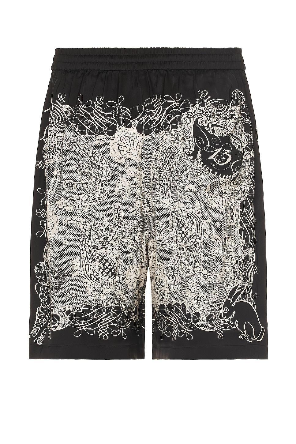 Acne Studios Print Short in Black Product Image