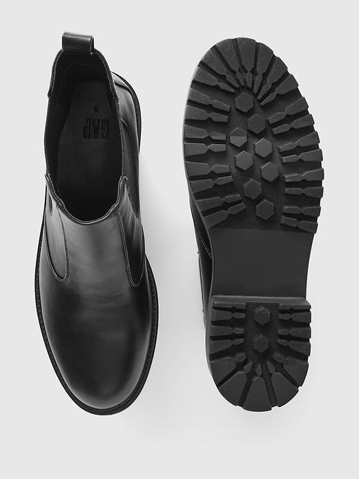 Vegan Leather Chelsea Boots Product Image