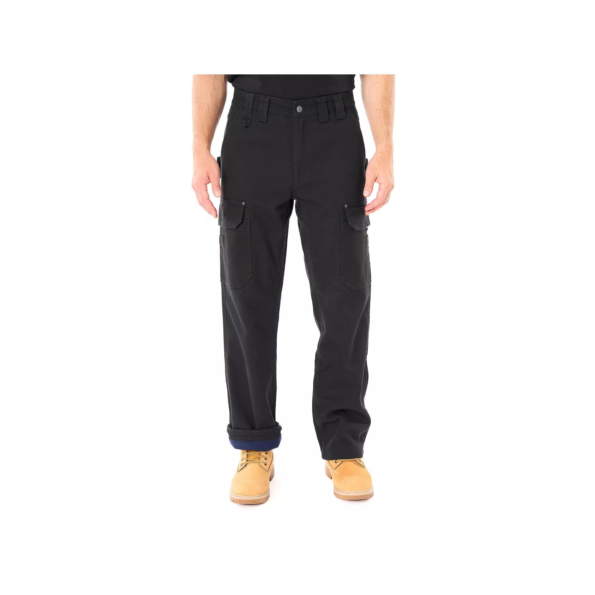 Mens Smith's Workwear Duck Canvas Gusset Utility Cargo Carpenter Pants, Men's, Size: 40 X 32, Granite Grey Product Image