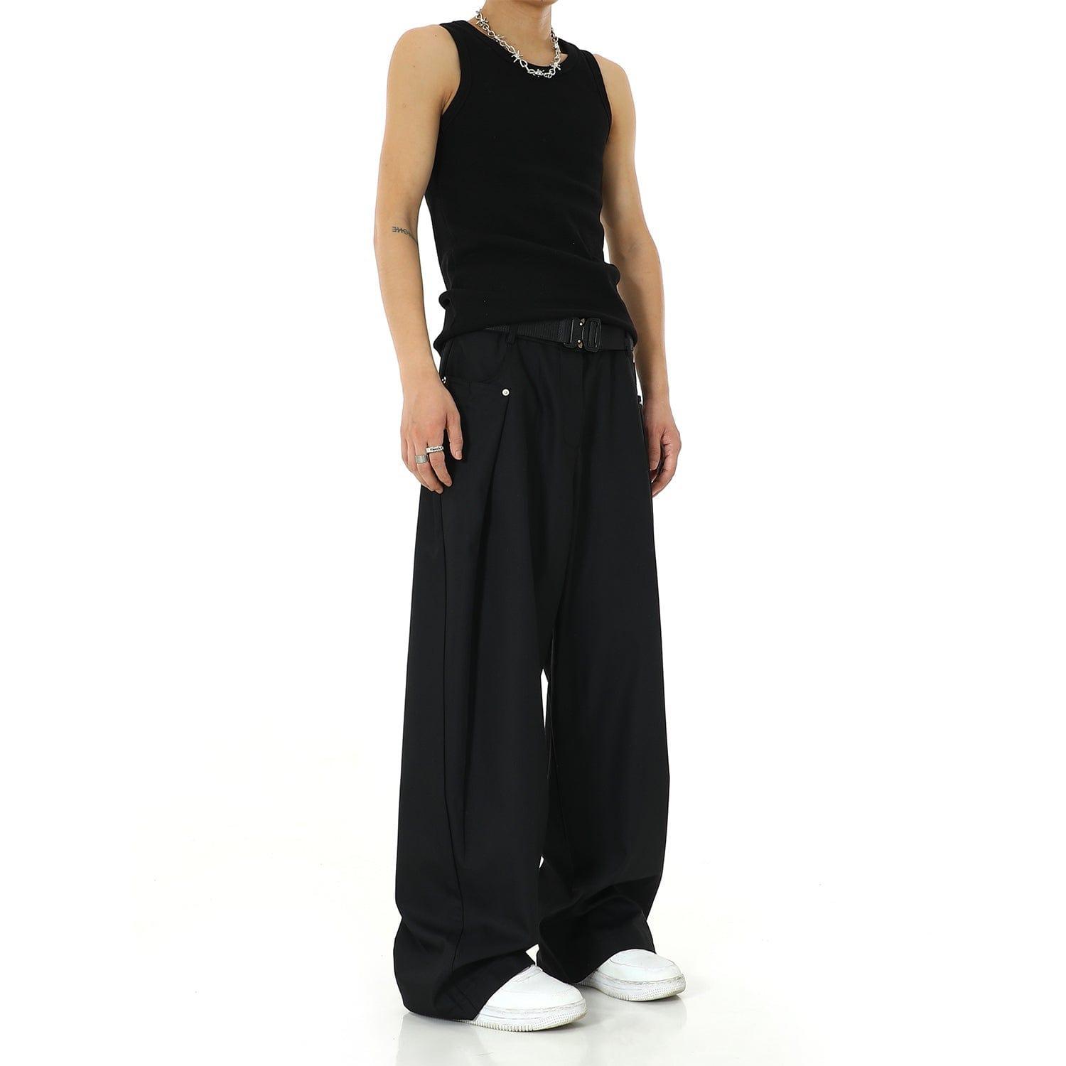 RT No. 9761 FOLDED WIDE PANTS Product Image