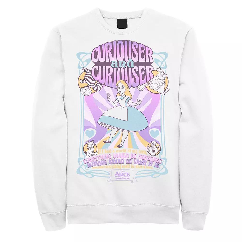 Mens Alice In Wonderland Psychedelic Nouveou Neon Sweatshirt Product Image