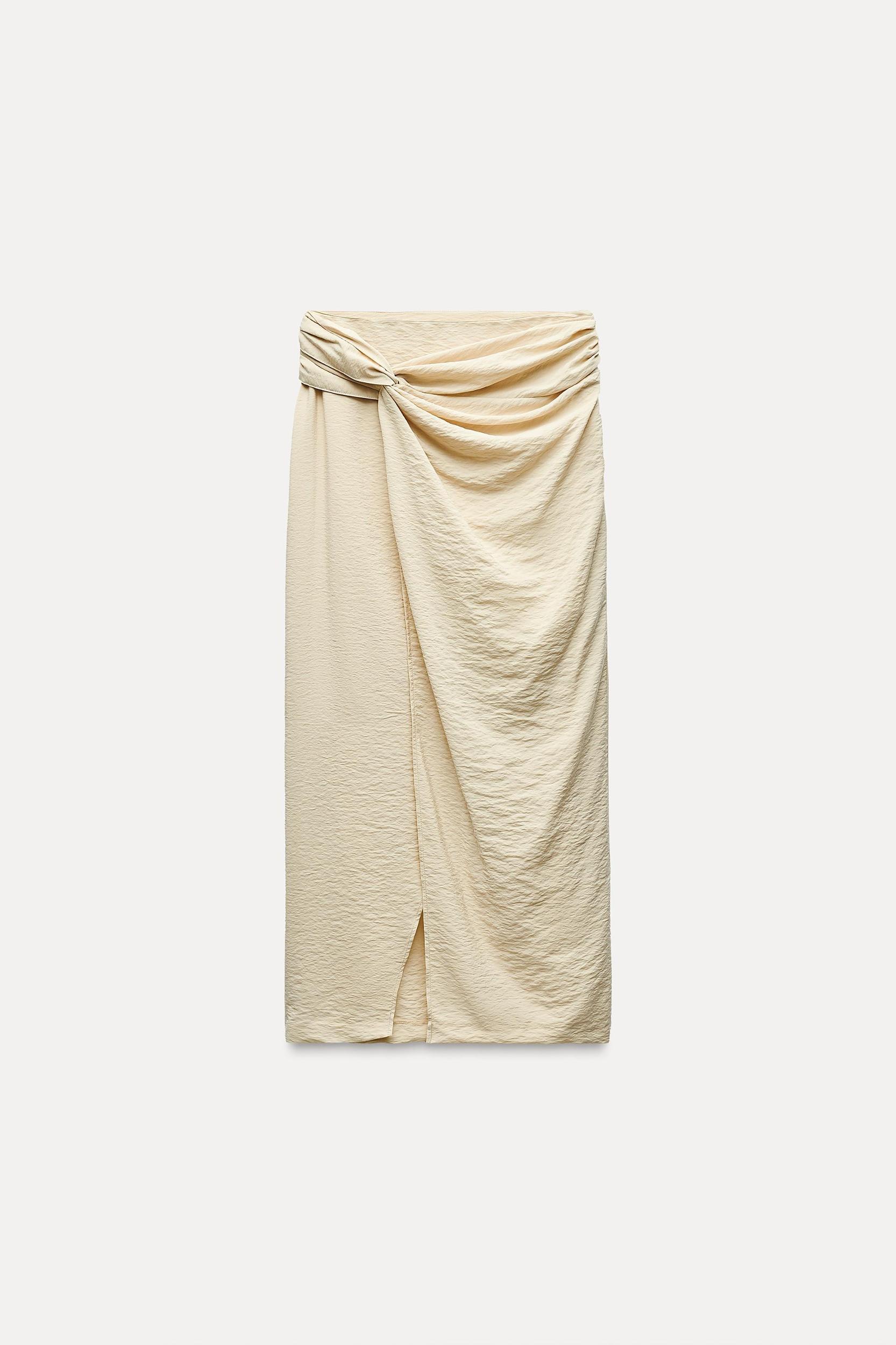 KNOTTED PAREO SKIRT Product Image