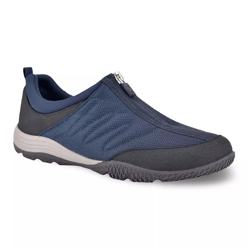 Easy Spirit Bestrong Women's Center Zip Sneakers, Size: 12, Dress Blue Product Image