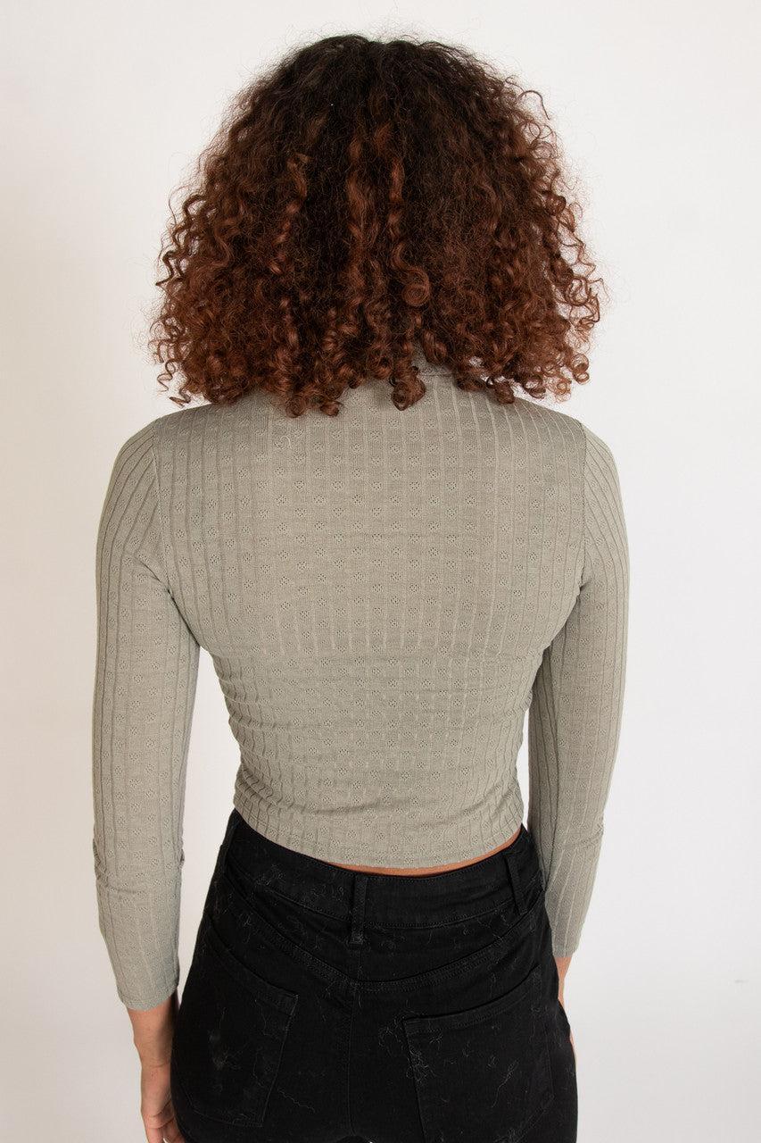 Pointelle Turtleneck Product Image