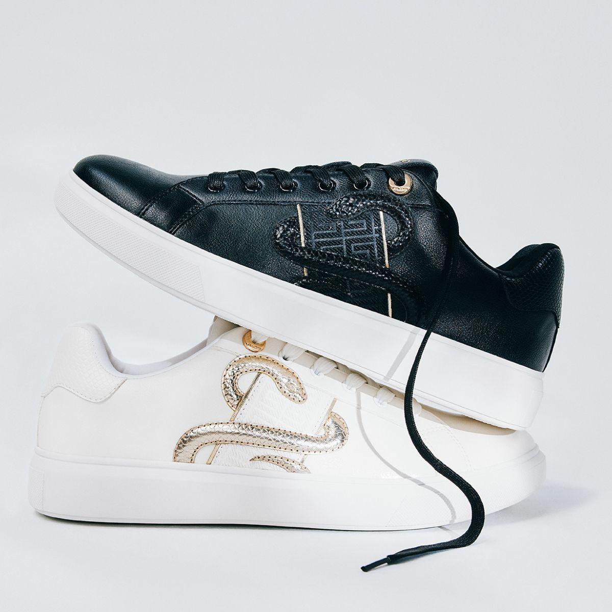 ALDO Slither - Men's Low Top Sneakers - Black, Size 10 Product Image