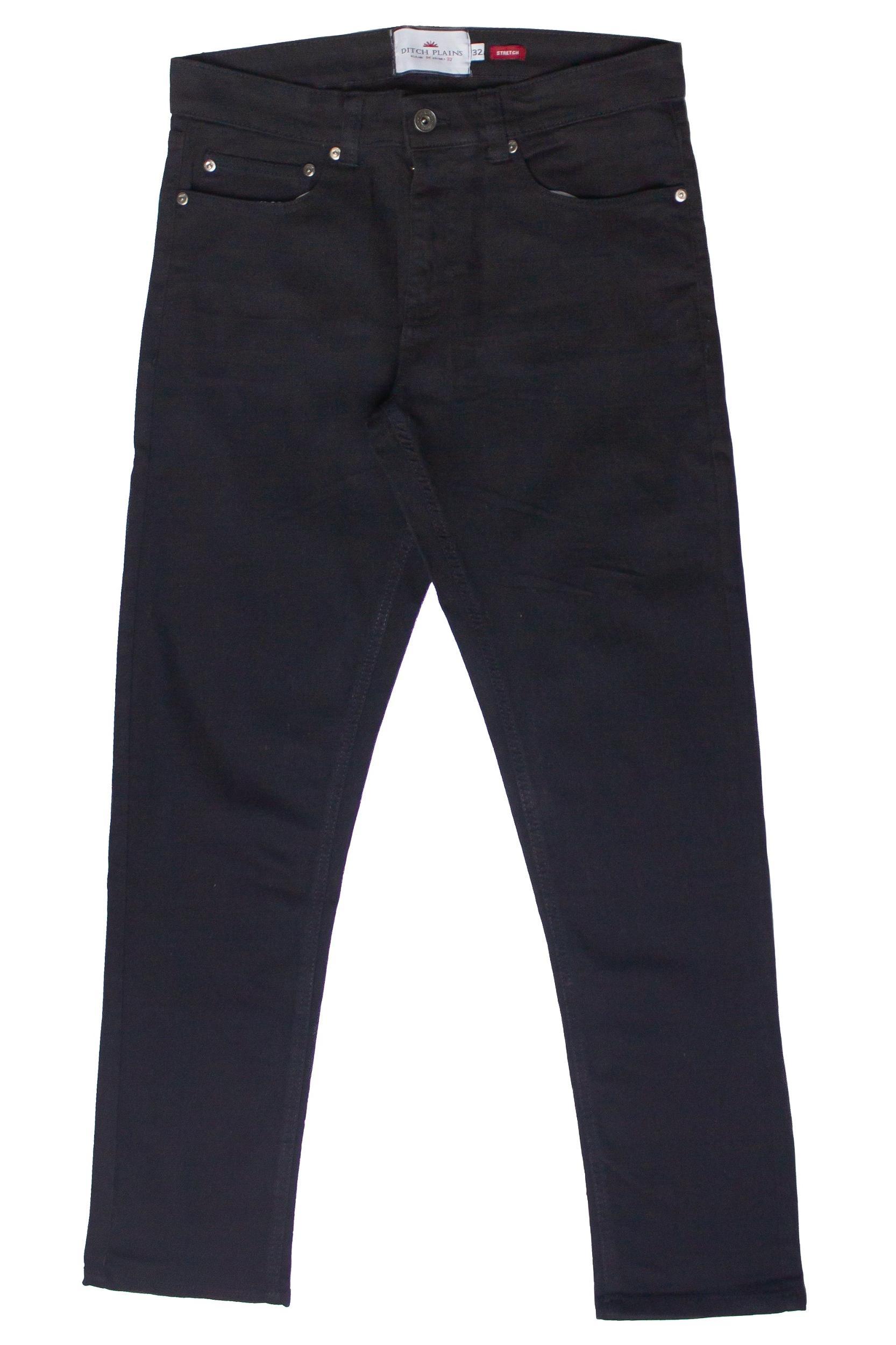 Stretch Black Skinny Jeans Product Image