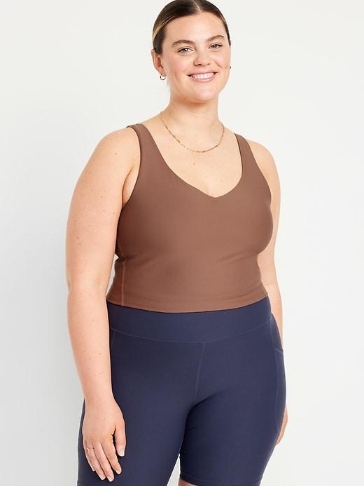 Light Support PowerSoft Ribbed Longline Sports Bra Product Image