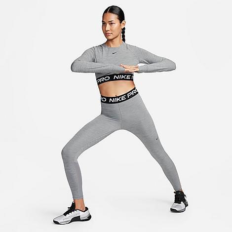 Women's Nike Pro Dri-FIT Cropped Long-Sleeve Top Product Image
