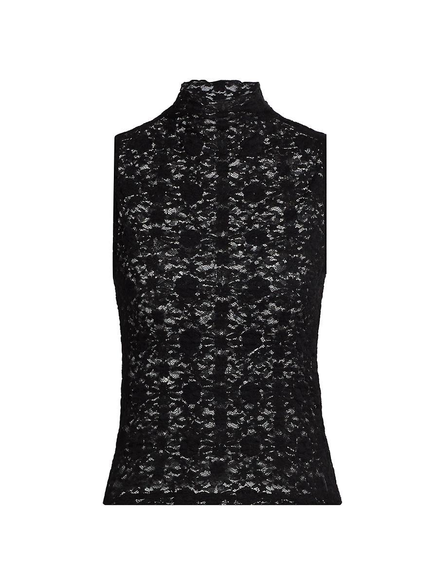 Womens Alora Lace Sleeveless Top Product Image