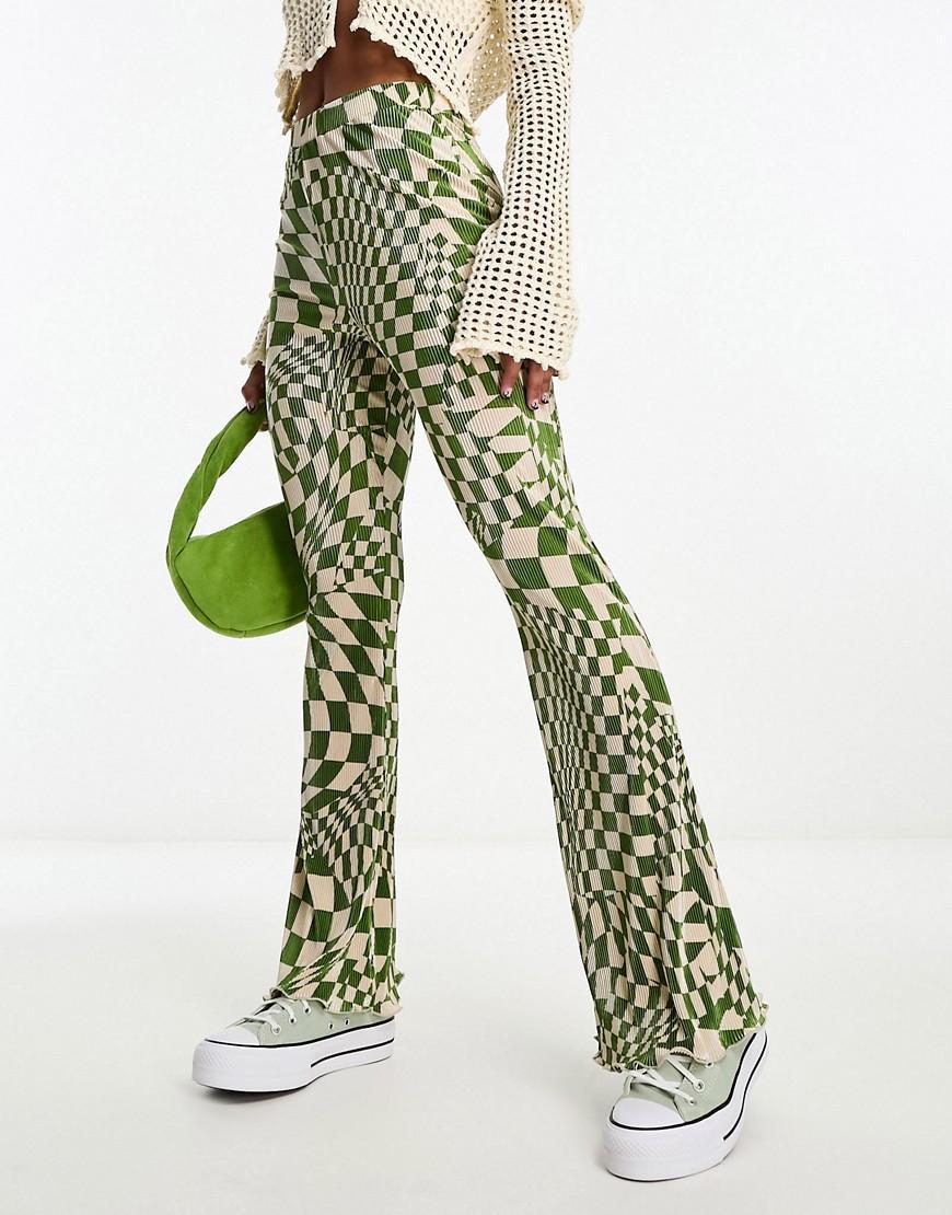 ASOS DESIGN plisse flare Product Image