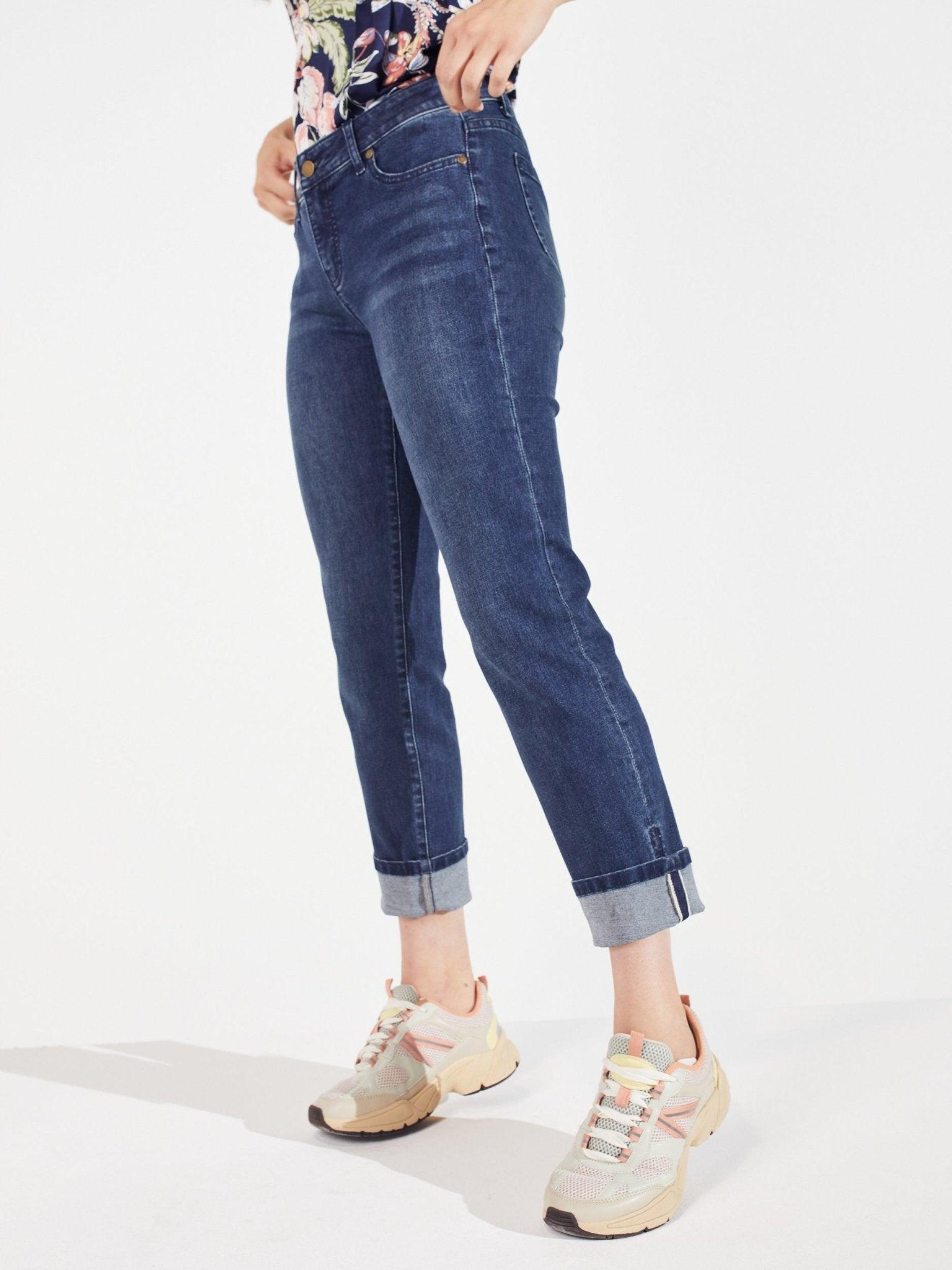 Signature Girlfriend 5 Pocket Jeans With Selvedge Cuff Female Product Image