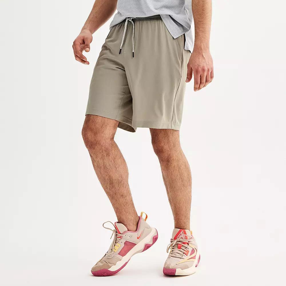 Men's FLX Core Dynamic 9-Inch Stretch Lined Shorts, Size: Small, Mineral Black Product Image