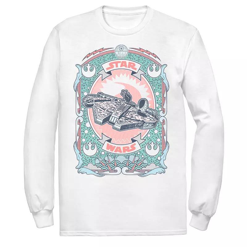 Mens Star Wars Millennium Falcon Tarot Card Tee Product Image