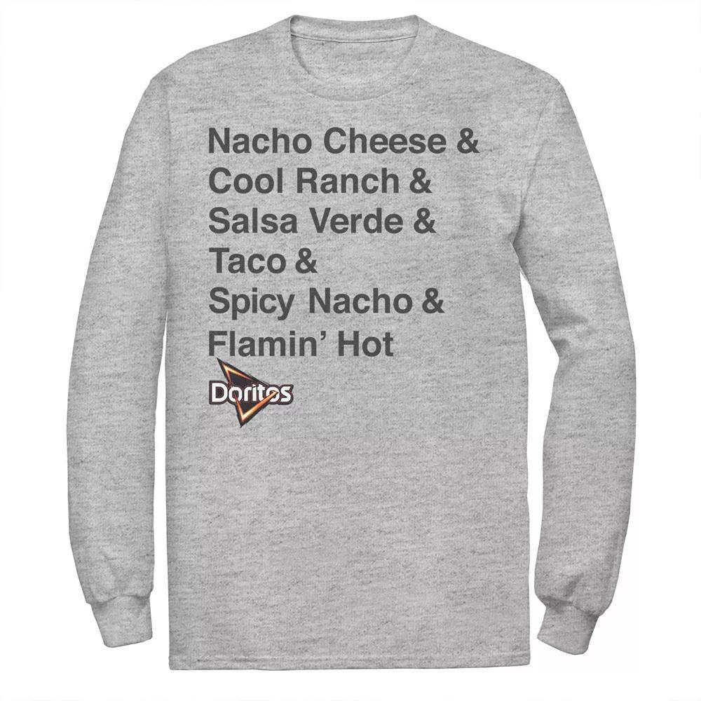 Mens Doritos Tortilla Chips Flavors Tee Athletic Grey Product Image