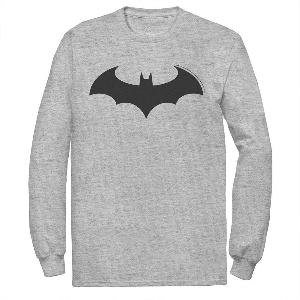 Men's DC Comics Batman Simple Bat Logo Tee, Size: Small, Athletic Grey Product Image