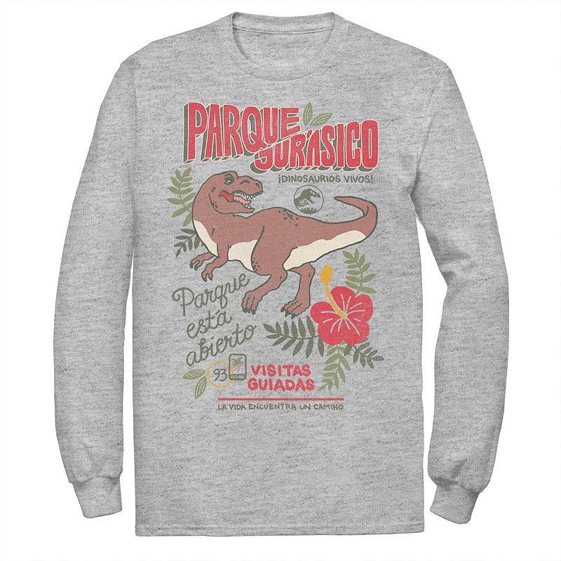 Men's Jurassic Park Spanish Opening Day Poster Tee, Size: XL, White Product Image