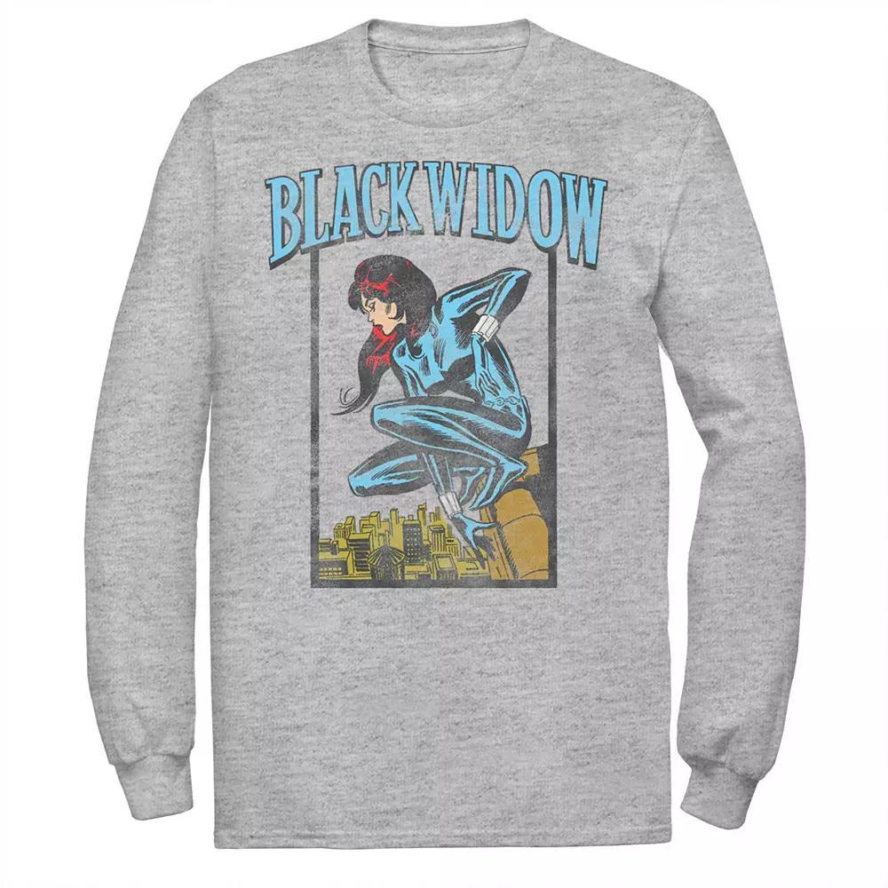 Men's Marvel Black Widow Tee, Size: Medium, Athletic Grey Product Image