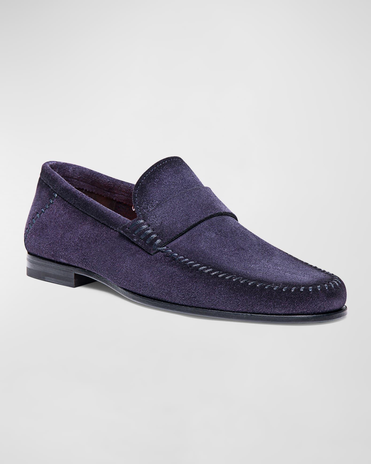 Men's Paine Whipstitched Leather Loafers Product Image