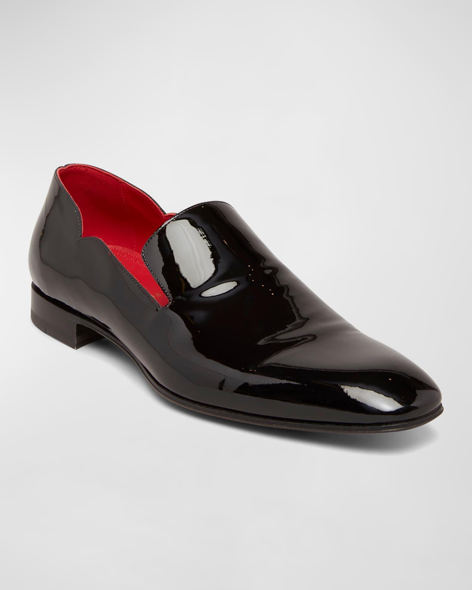 Men's Dandy Chick Flat Patent Leather Loafers Product Image
