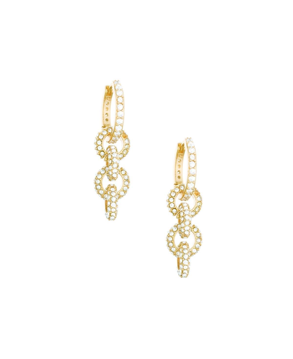 Ettika Multi Ring Crystal Dangle Earrings Product Image