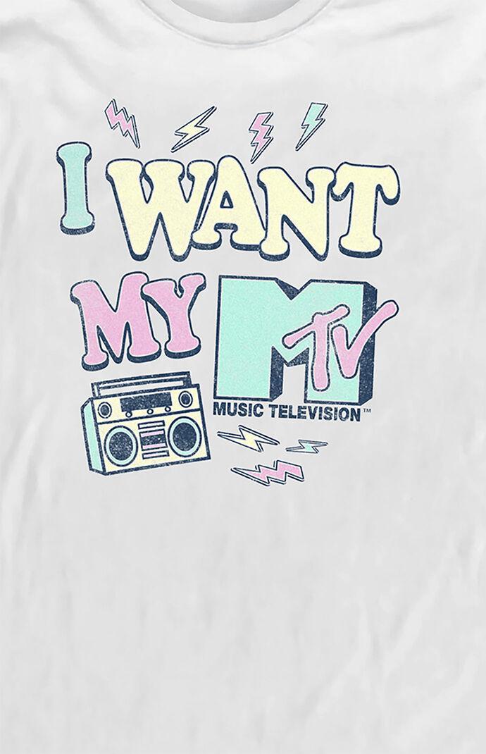 Men's I Want My MTV Graphic Tee, Size: Large, White Product Image