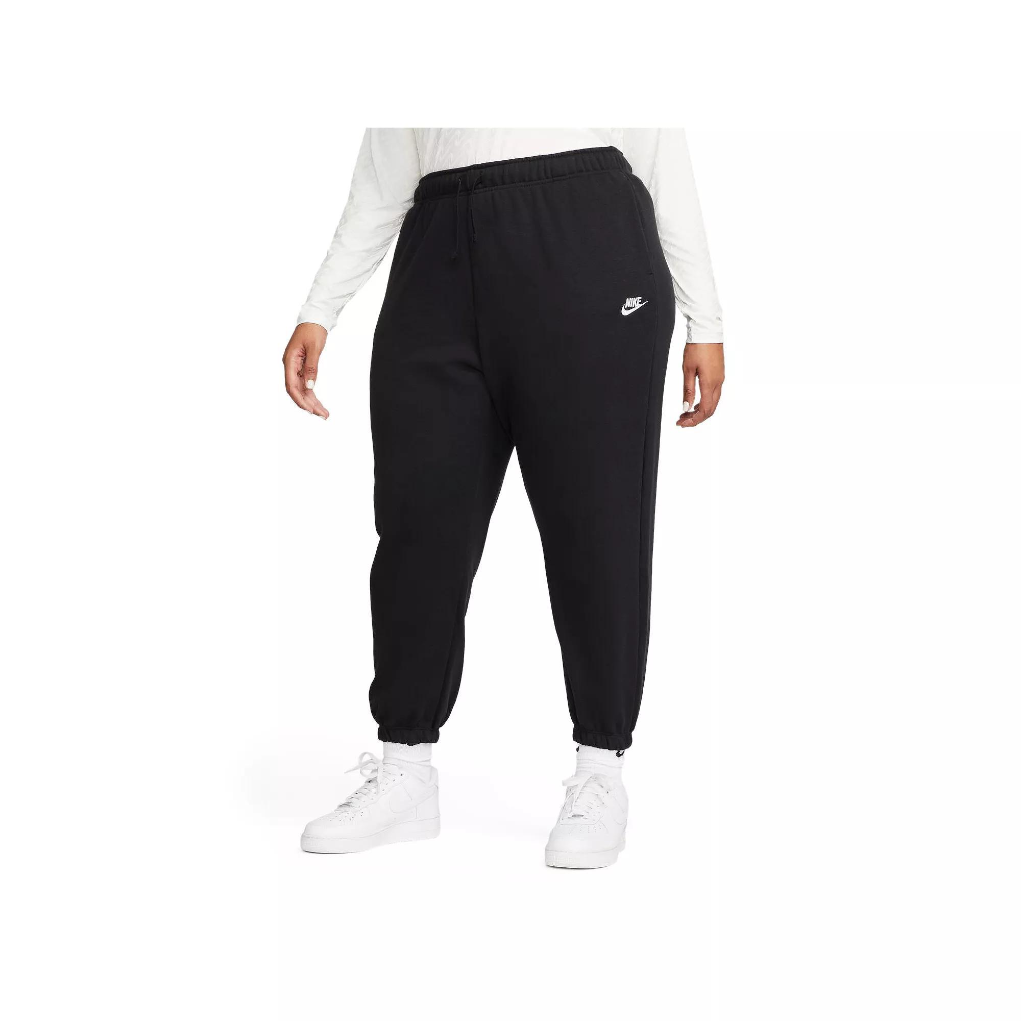 Plus Size Nike Sportswear Club Fleece Sweatpants, Women's, Size: 1XL, Black Product Image