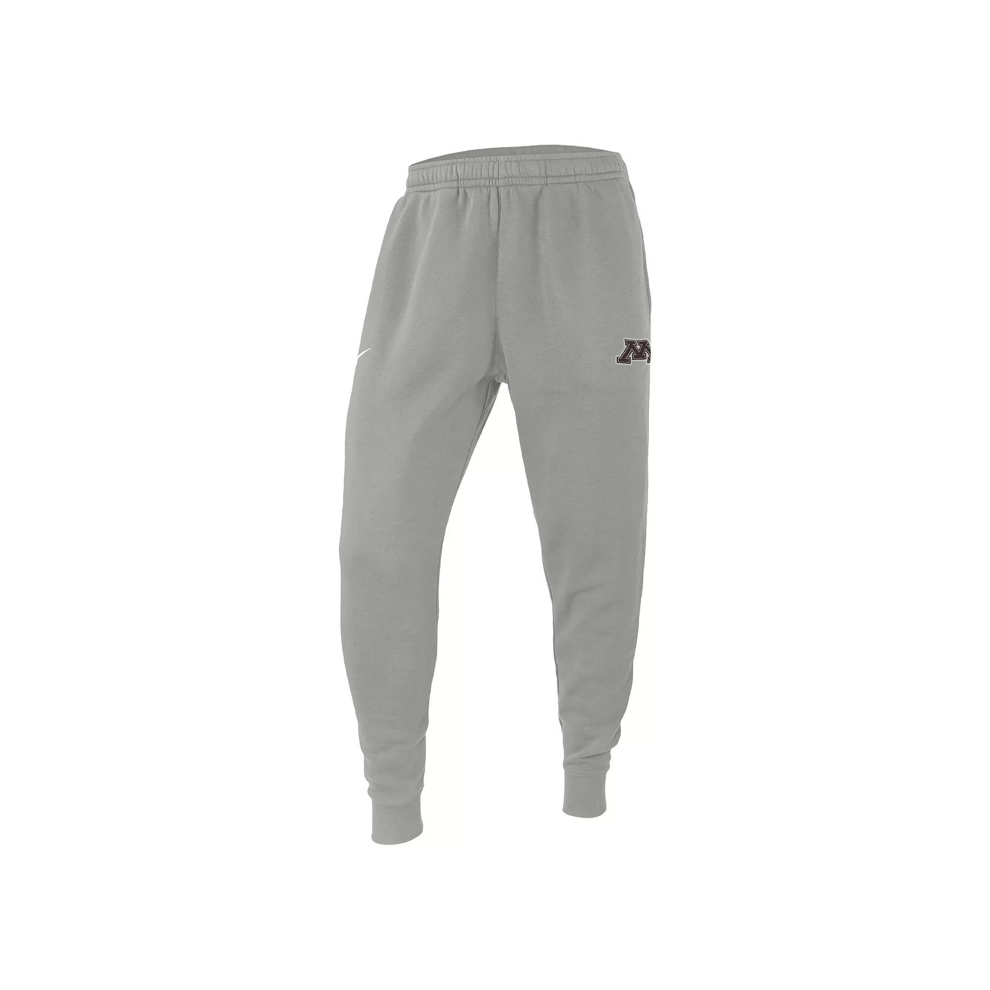 Men's Pewter Minnesota Golden Gophers Changeover Club Fleece Jogger Pants, Size: XL, Charco Product Image