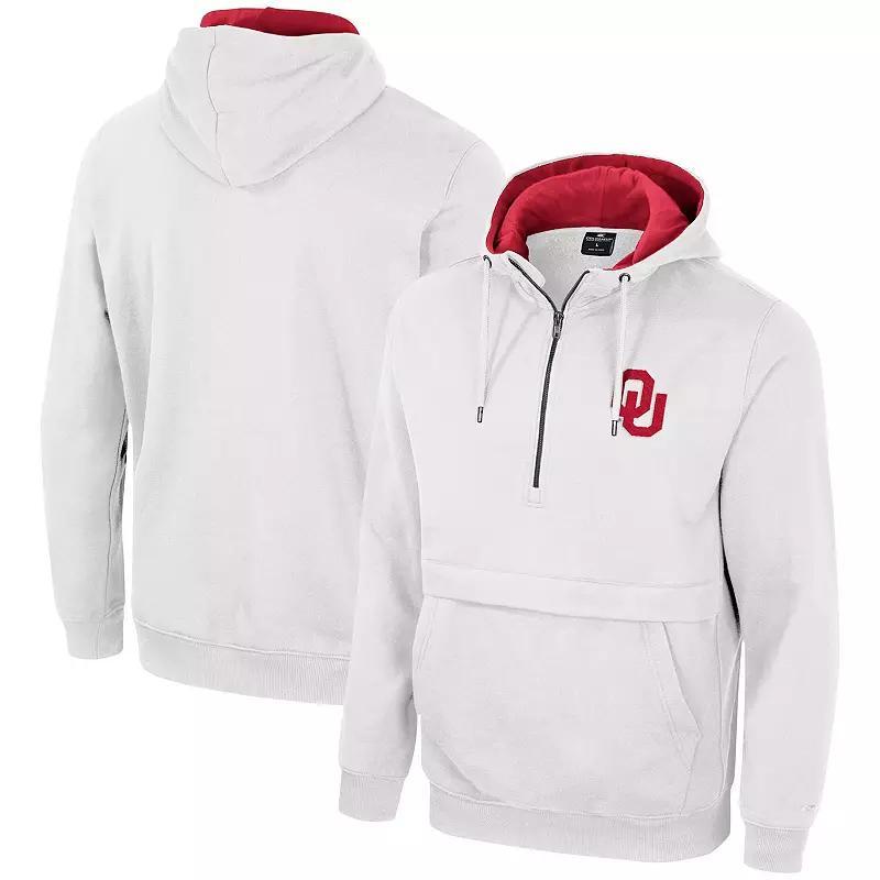 Mens Colosseum Oklahoma Sooners Half-Zip Hoodie Product Image
