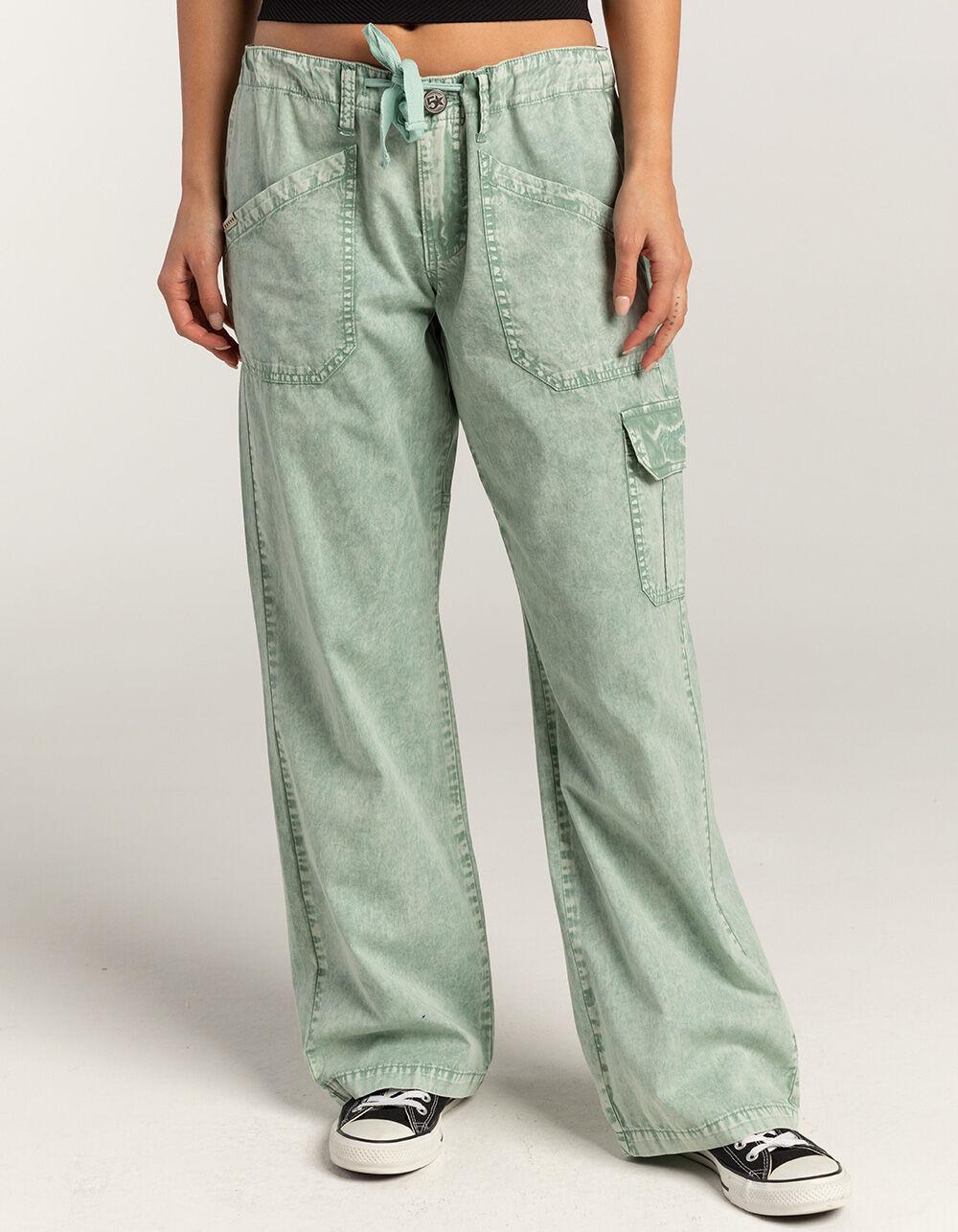FIVESTAR GENERAL CO. Low Rise Womens Cargo Pants - SAGE Product Image
