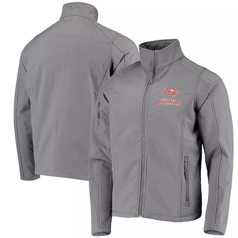 Men's Dunbrooke Pewter Tampa Bay Buccaneers Sonoma Softshell Full-Zip Jacket, Size: 3XL, Charco Product Image
