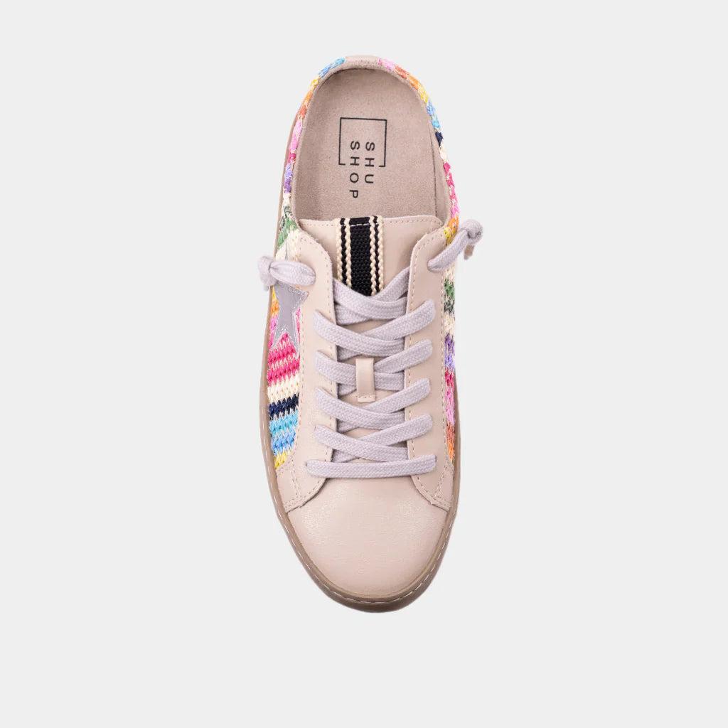 Polka Bright Multi Stripe Slide Sneaker Product Image