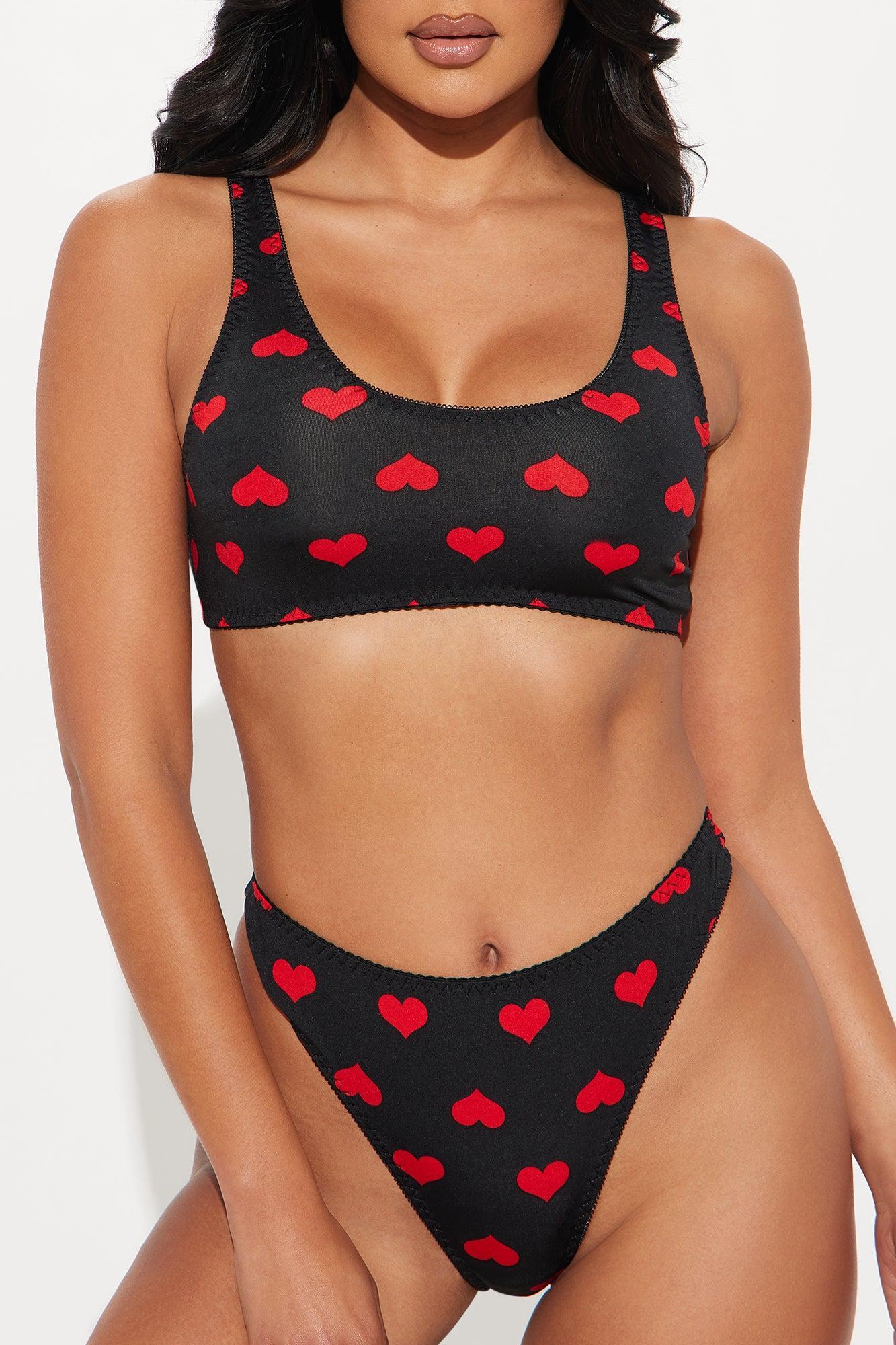 Tati Heart Breaker 2 Piece Set - Black/Red Product Image