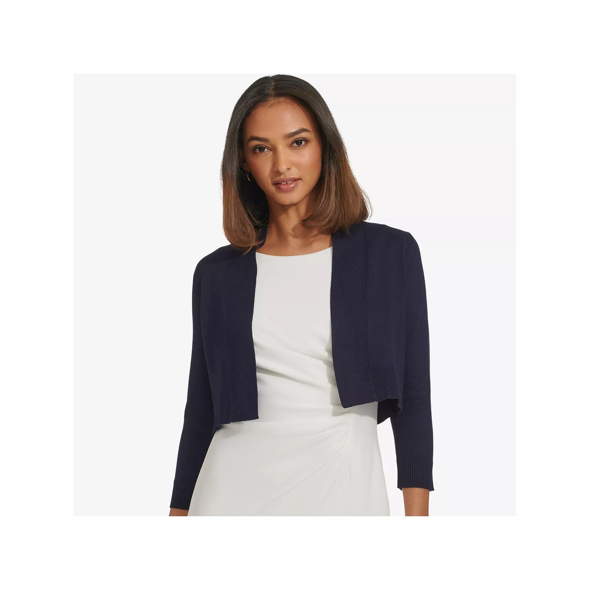 Womens Harper Rose Open Front Shrug Cardigan Spring Blue Product Image