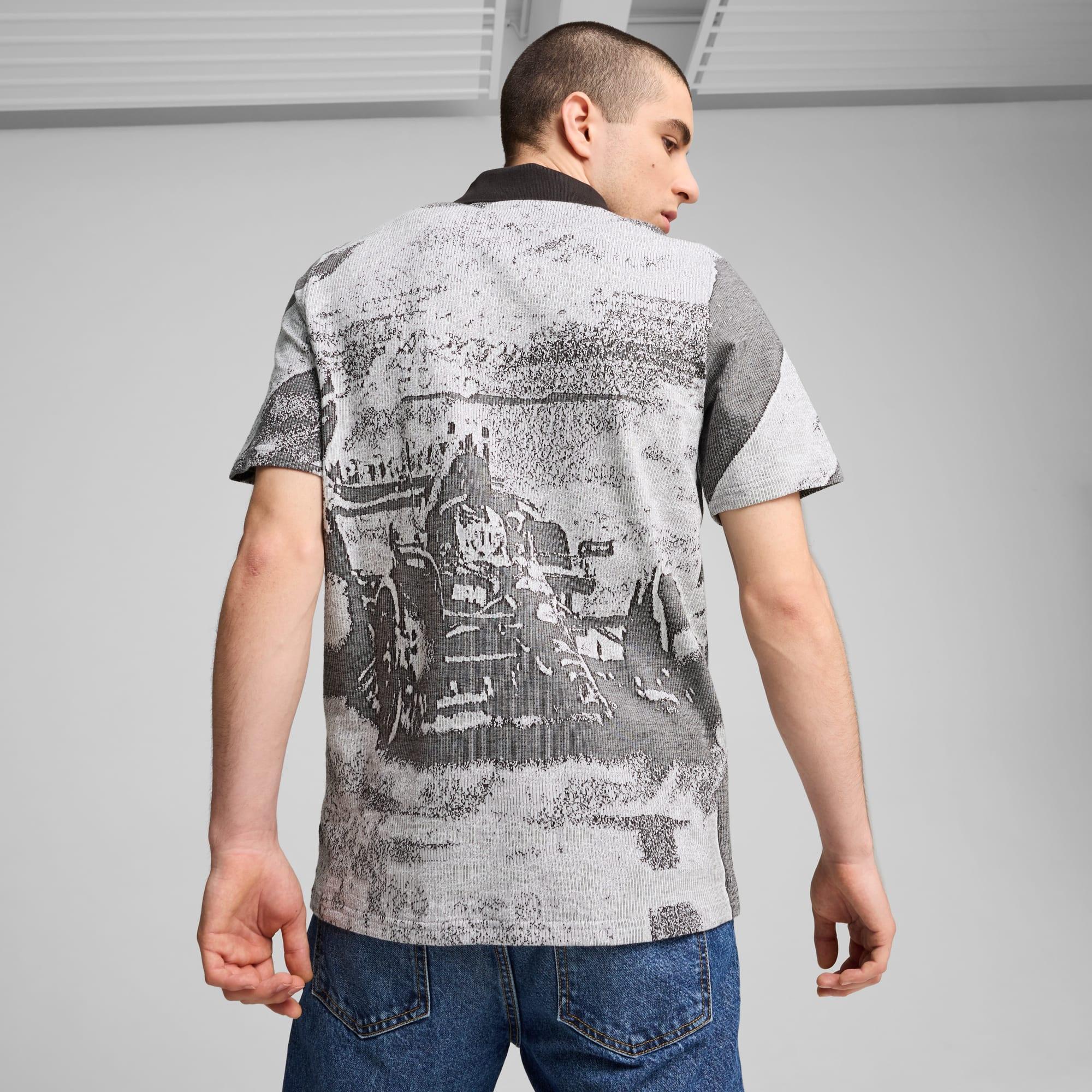Mercedes-AMG Petronas F1® Men's Jacquard Polo Product Image