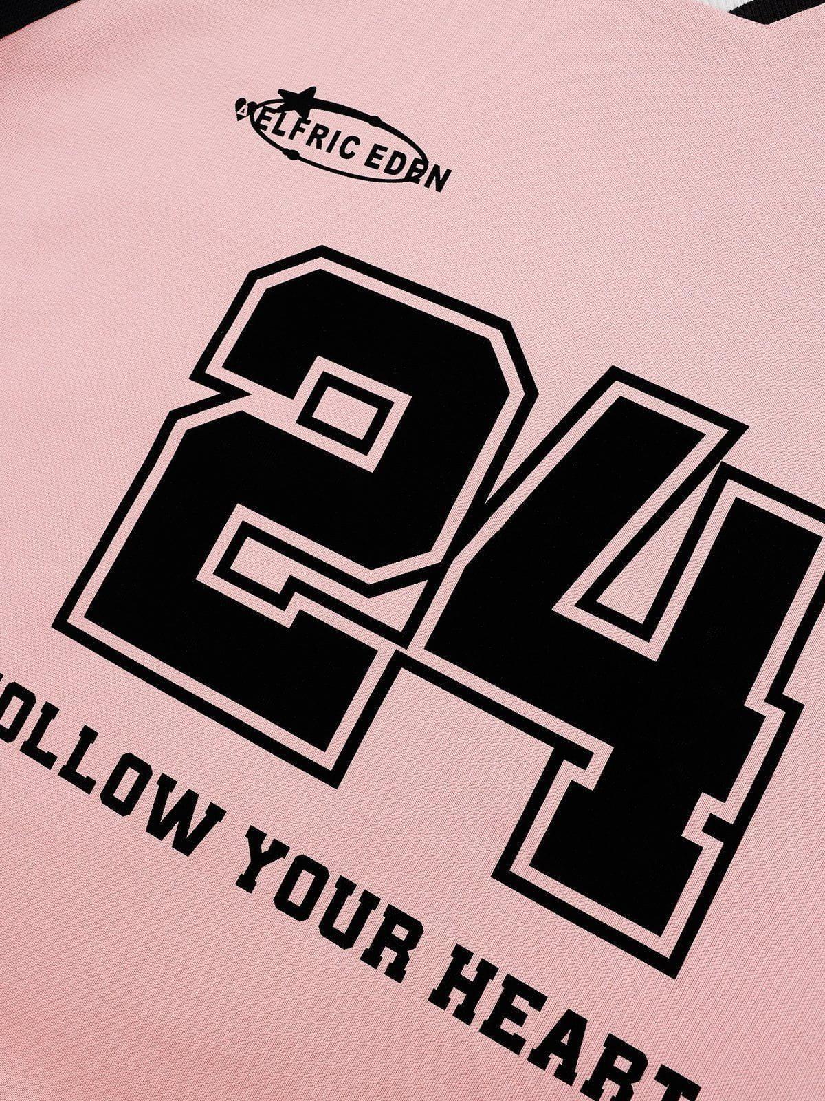 Aelfric Eden Color Blocking Racing Sweatshirt Product Image