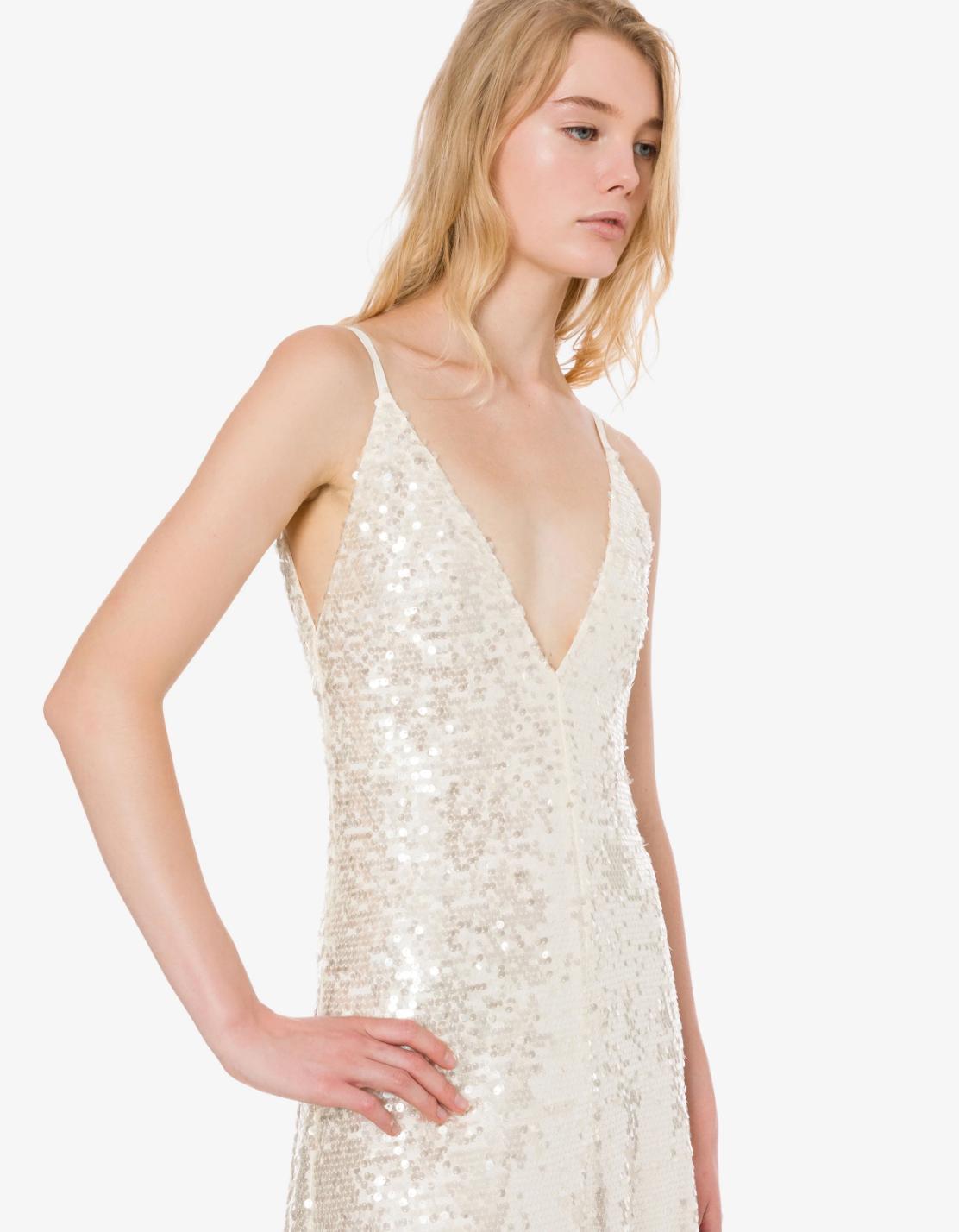 Philosophy di Lorenzo Serafini Sequinned Evening Dress Product Image