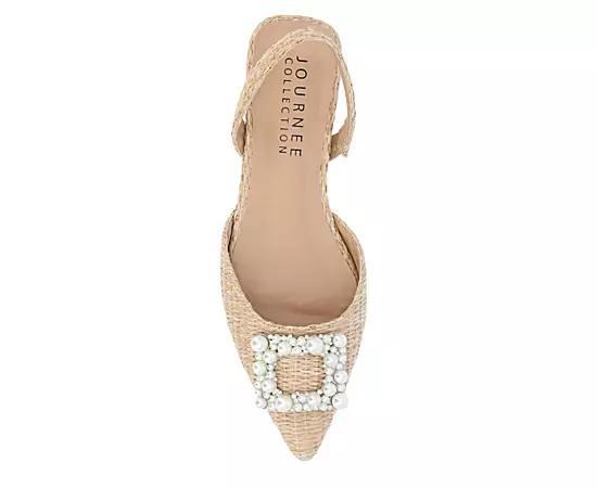 Journee Collection Womens Hannae Wideflat Product Image