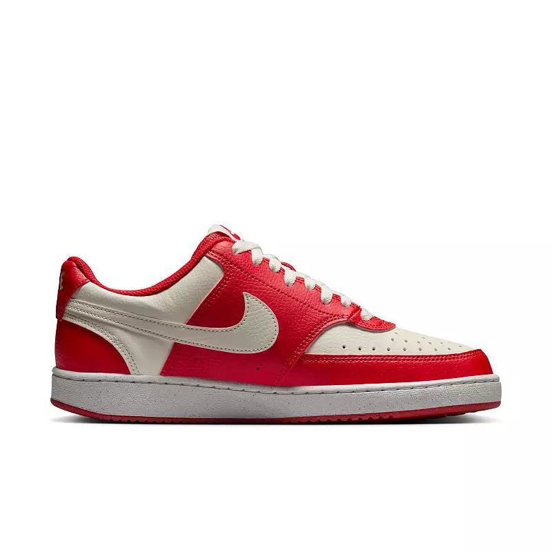 Nike Court Vision Next Nature Women's Low-Top Shoes, Size: 9, Red Blue Product Image