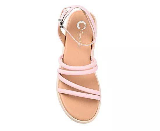 Journee Palomma Tru Comfort Foam™ Women's Strappy Sandals, Size: 7.5, Purple Product Image