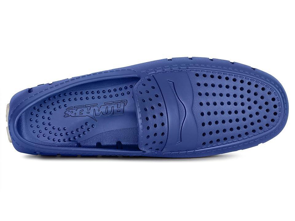 Floafers Country Club 2.0 Men's Vented Driving Moccasin Loafers, Size: 8, Blue Product Image