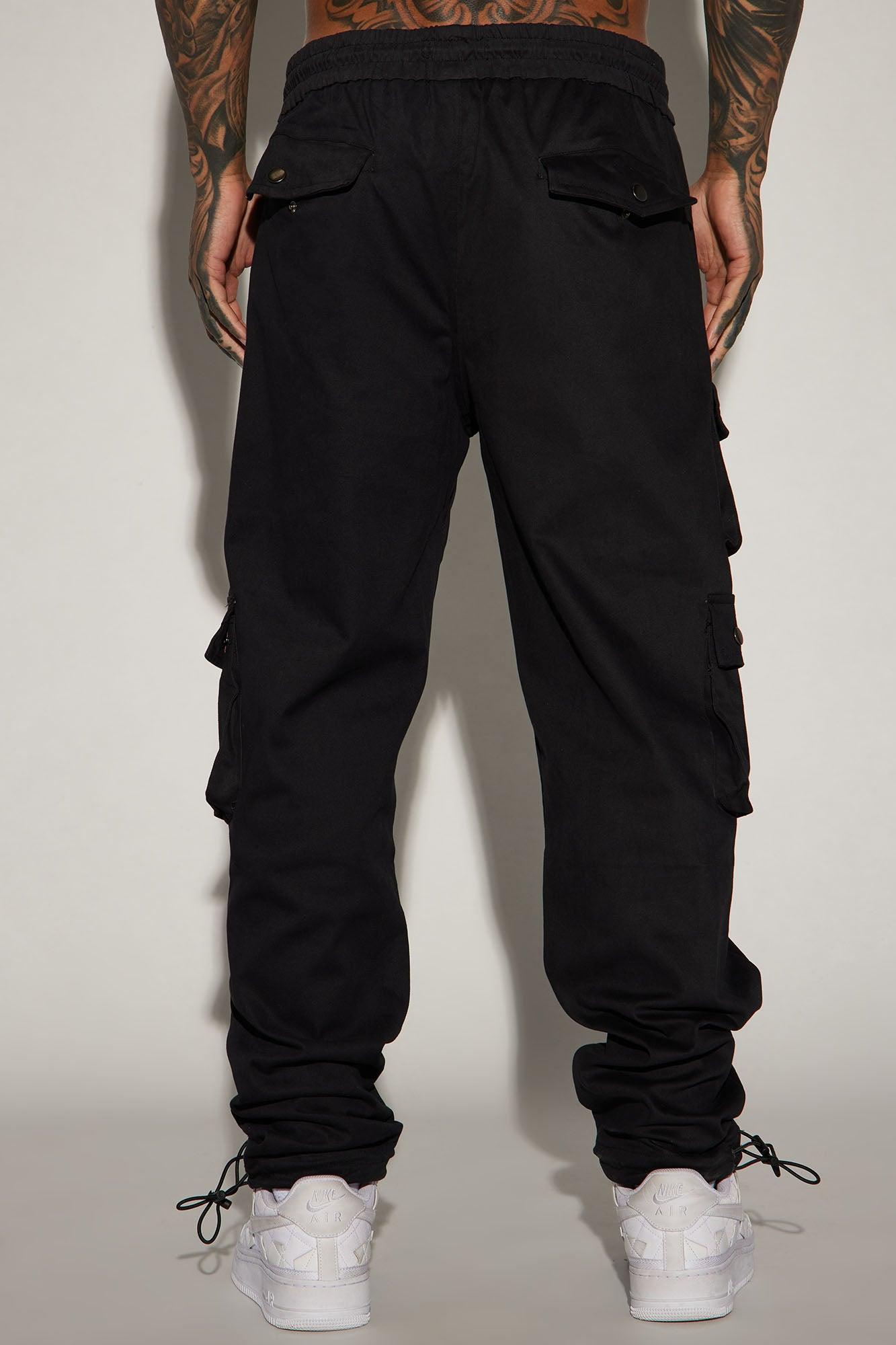 Roaming Twill Cargo Pants - Black Product Image