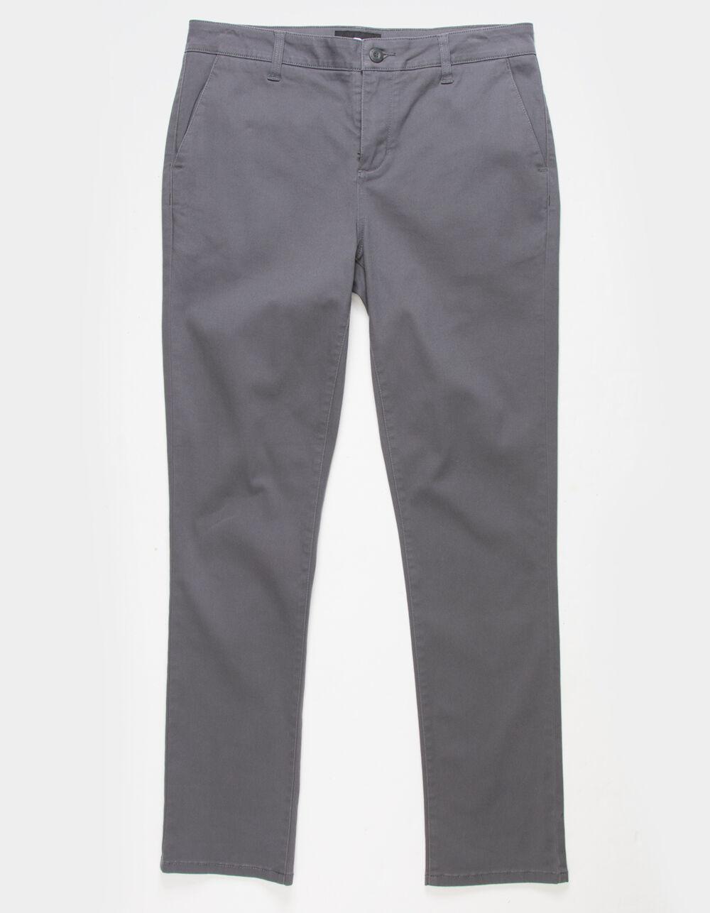 RSQ Mens Slim Chino Pants - GUNMETAL Product Image